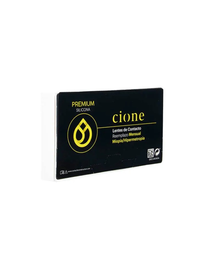 CIONE PREMIUM SILICONA 3U 0º x +0,00 D -2,75 D R1: 8.6 Ø: 14